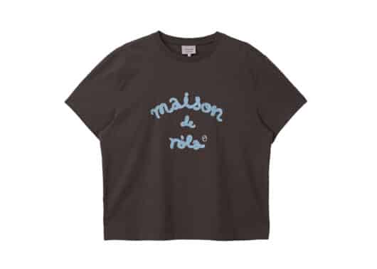 Rolarola Maison de Rola Embroidery Loose Fit Tee Brown