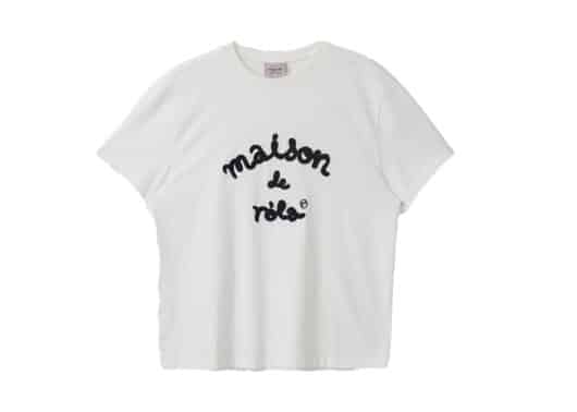 Rolarola Maison de Rola Embroidery Loose Fit Tee White