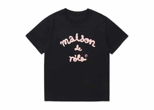 Rolarola Maison de Rola Embroidery Tee Black