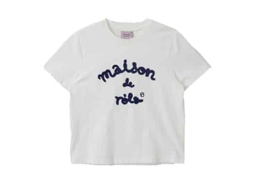 Rolarola Maison de Rola Embroidery Tee White Navy