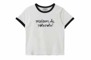 Rolarola Maison de Rola Ringer Tee White Black