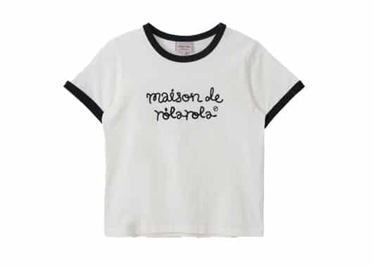 Rolarola Maison de Rola Ringer Tee White Black
