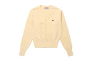 Rolarola V Neck Basic Cardigan Butter
