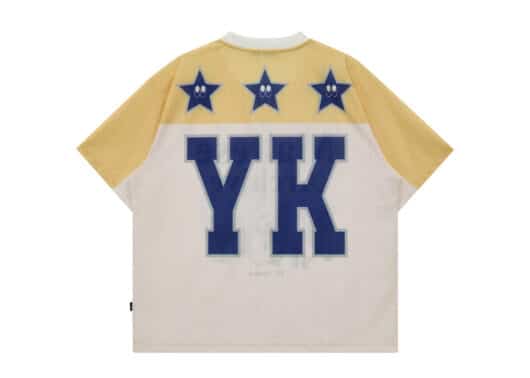 Wai Kei Maltese Archive Mesh Jersey Tee Light Yellow - Image 2