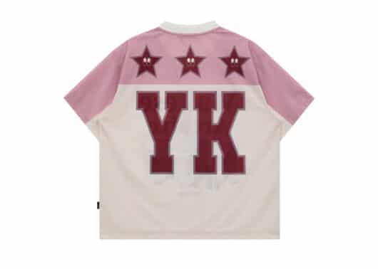 Wai Kei Maltese Archive Mesh Jersey Tee Pink - Image 2