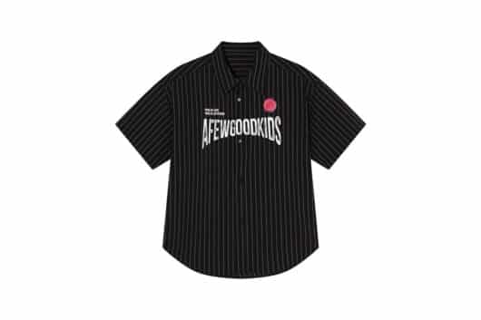 A Few Good Kids 25SS Oversized Stripe Shirt Black