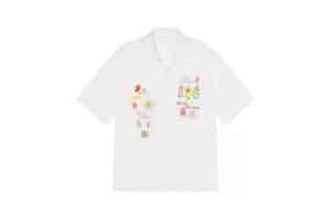 A Few Good Kids Floral Shirt White
