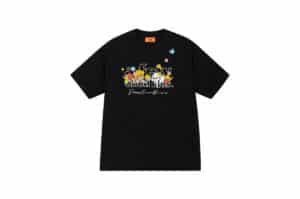 A Few Good Kids Tombonia Puppy Print Angel Tee Black