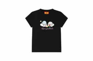 A Few Good Kids Tombonia Puppy Print Classic Tee Black