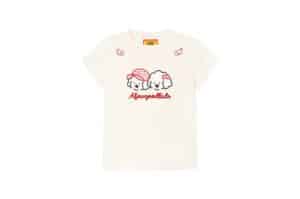 A Few Good Kids Tombonia Puppy Print Classic Tee Natural