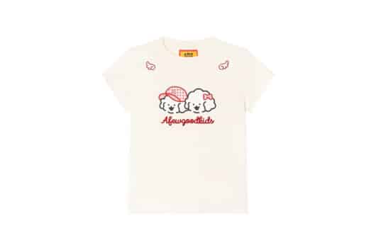 A Few Good Kids Tombonia Puppy Print Classic Tee Natural