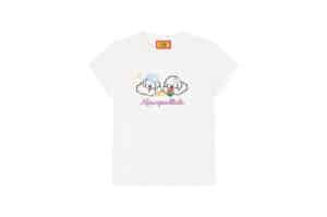 A Few Good Kids Tombonia Puppy Print Classic Tee White