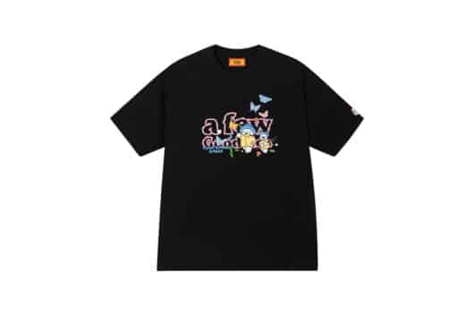 A Few Good Kids Tombonia Puppy Print Holiday Tee Black