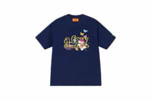A Few Good Kids Tombonia Puppy Print Holiday Tee Navy