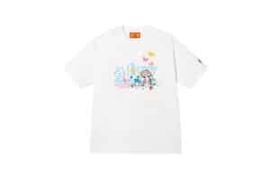A Few Good Kids Tombonia Puppy Print Holiday Tee White