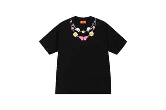 A Few Good Kids Tombonia Puppy Print Necklace Tee Black