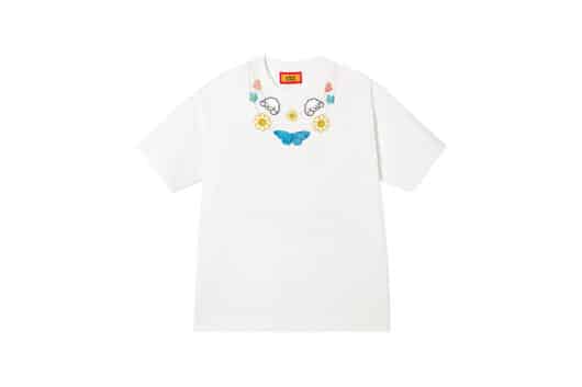 A Few Good Kids Tombonia Puppy Print Necklace Tee White