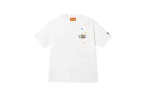 A Few Good Kids Tombonia Puppy Print Spring Diary Tee White