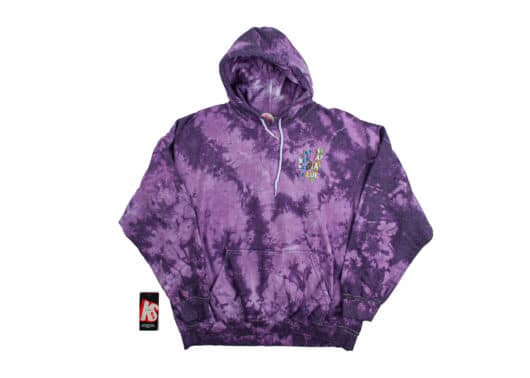 Anti Social Social Club Dissociative Hoodie Black/Purple Tie Dye