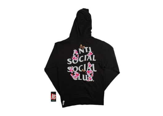 Anti Social Social Club Kkotch Zip Hoodie Black
