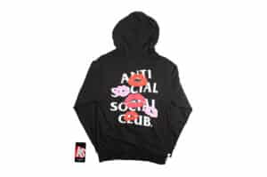Anti Social Social Club Your Kiss Hoodie Black