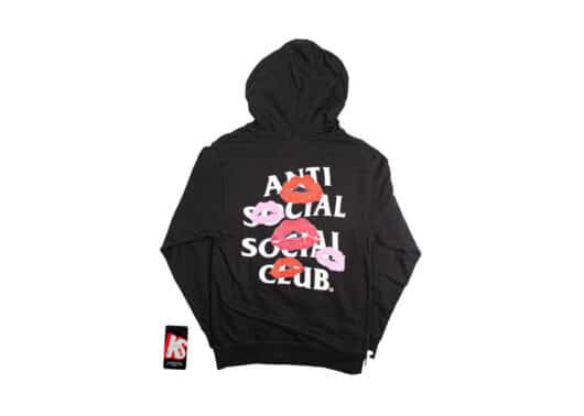 Anti Social Social Club Your Kiss Hoodie Black