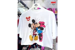 Disney Mickey Mouse Crop Tee White CROP-014