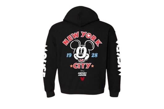 Disney Mickey Mouse Zip Hoodie Black MHZ-001 - Image 2