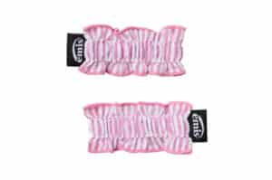 Emis Stripe Frill Hairpin Pink