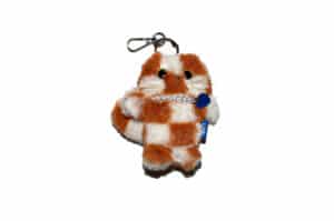 LMR Mini Channy Check Brown Keyring