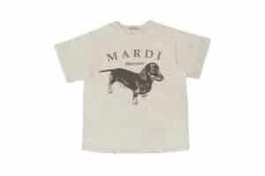 Mardi Mercredi DDANJI Cropped Tee Beige Taupe