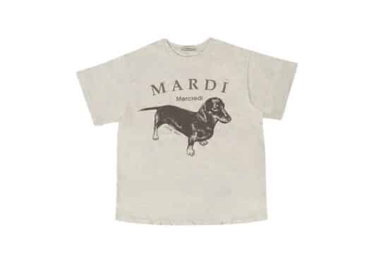 Mardi Mercredi DDANJI Cropped Tee Beige Taupe
