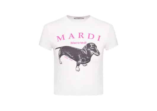 Mardi Mercredi DDANJI Cropped Tee Cream Pink