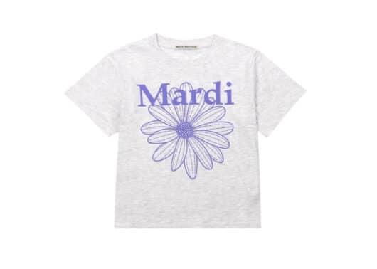 Mardi Mercredi FlowerMardi Slim Tee Heather Purple