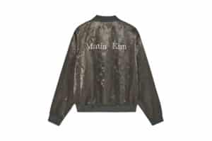 Matin Kim Back Logo Crinkle Blouson Khaki (W) JP017
