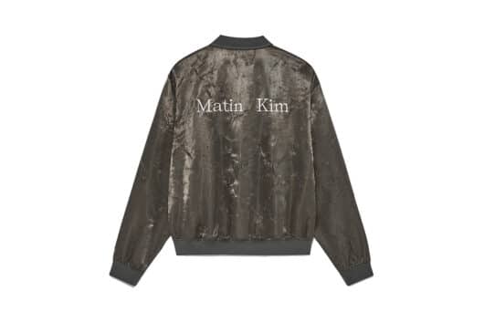 Matin Kim Back Logo Crinkle Blouson Khaki (W) JP017