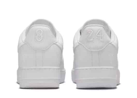 Nike Air Force 1 Low Kobe Bryant Forever White Back View