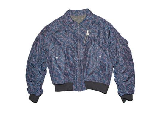 PANQ 2024FW PANQ Double-Sided American Army Bomber Olive