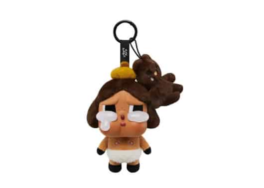 Pop Mart CryBaby Crying Again Series Baby Brown (Secret Edition) Vinyl Face Plush Front View