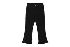 Ronron Frill Capri Pants Black