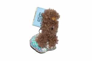 SFSG Sequined Mermaid Puppy Key Chain Brown SFG5BAC078