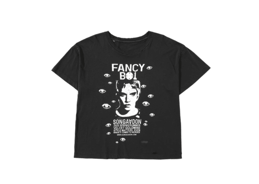 SONGAADON Velvet Goldmine Tee Black