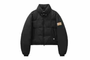 Satur 2-Way Collar Duck Down Padding Black (W)