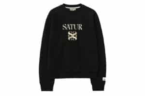 Satur Classic Logo Sweatshirt Classic Black (W)