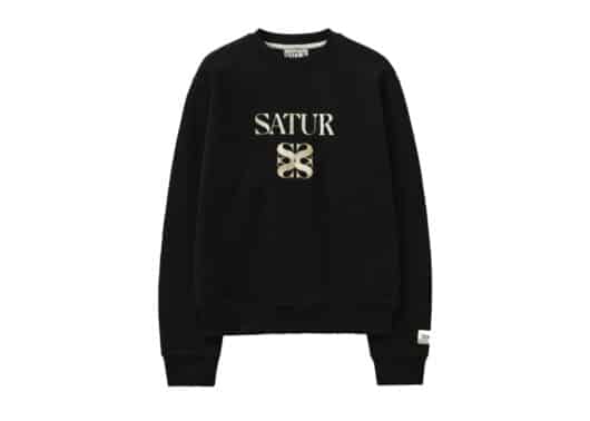Satur Classic Logo Sweatshirt Classic Black (W)