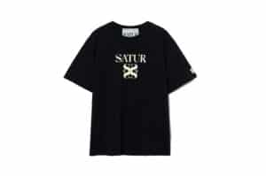 Satur Classic Logo Tee Classic Black