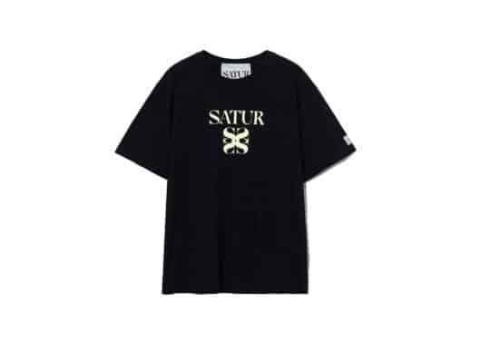 Satur Classic Logo Tee Classic Black
