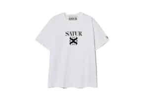 Satur Classic Logo Tee Clean White
