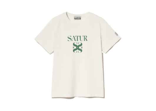 Satur Classic Logo Tee Cream Mint (W)