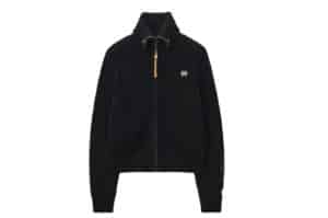 Satur Faro Boucle Knit Zip-up Black (W)